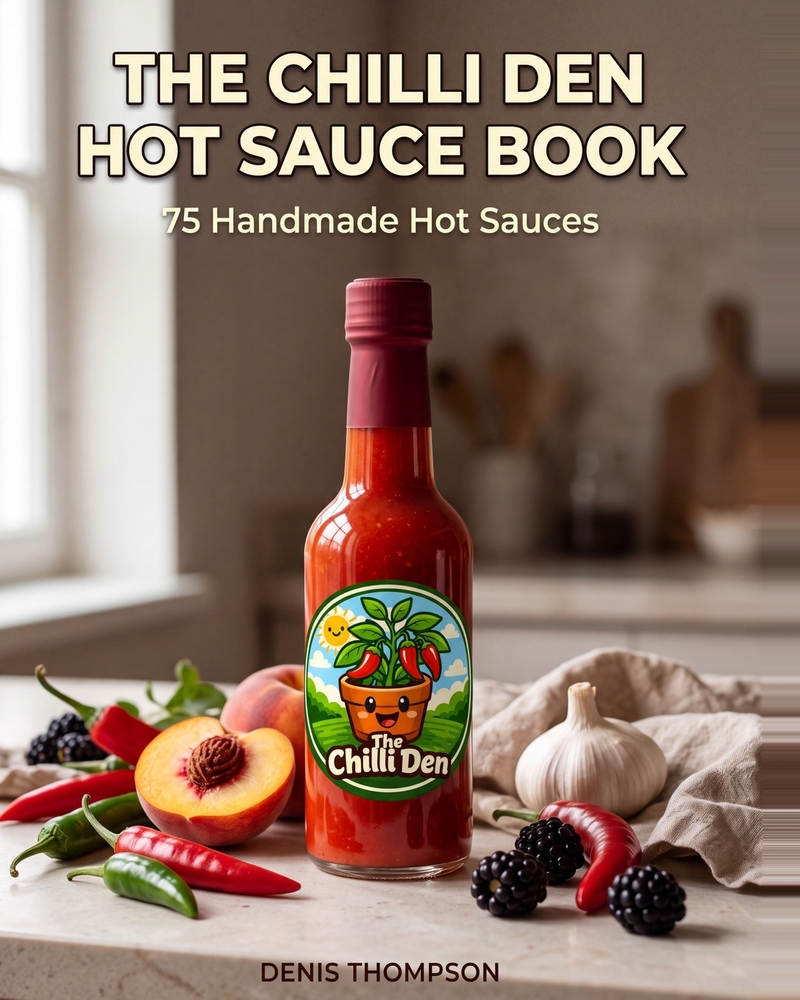 The Chilli Den Hot Sauce Book: 75 Handmade Hot Sauces cover