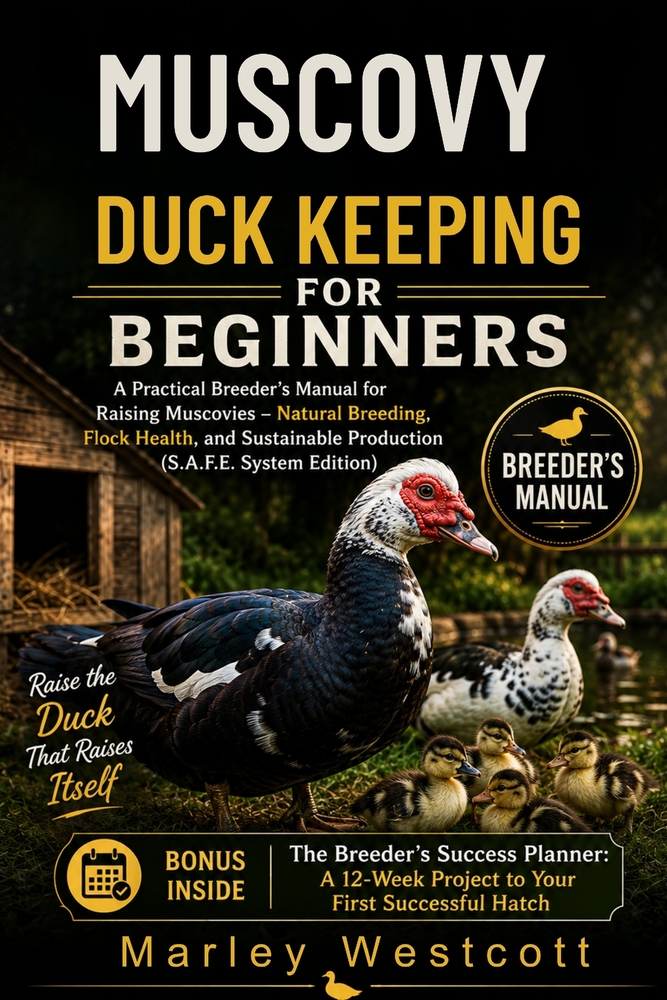 Muscovy Duck Keeping for Beginners: A Practical Breeder's Manual for Raising Muscovies - Natural Breeding, Flock Health, and Sustainable Production (S cover