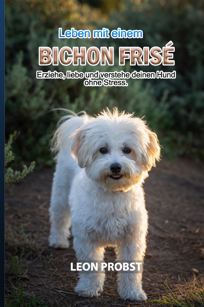 Leben mit einem Bichon Frisé: Erziehe, liebe und verstehe deinen Hund ohne Stress. cover