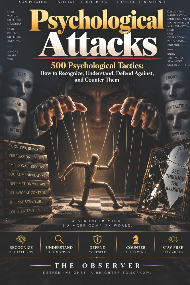Psychological Attacks: 500 Psychological Tactics: How to Recognize, Understand, Defend Against, and Counter Them cover