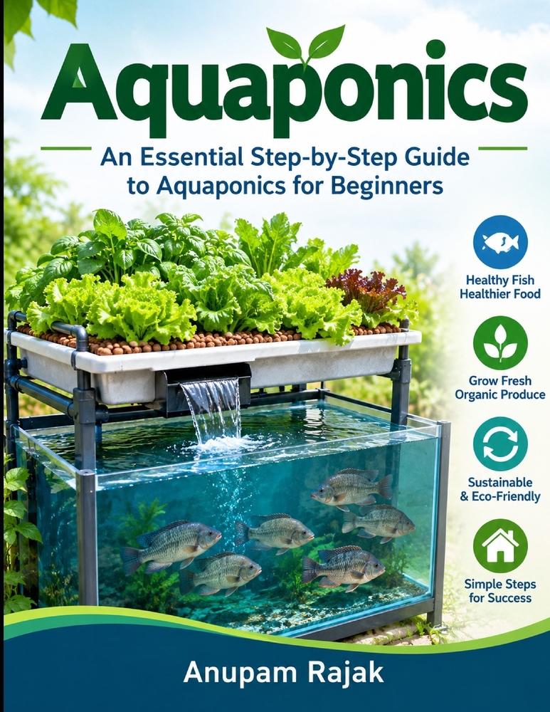 Aquaponics: An Essential Step-by-Step Guide to Aquaponics for Beginners cover