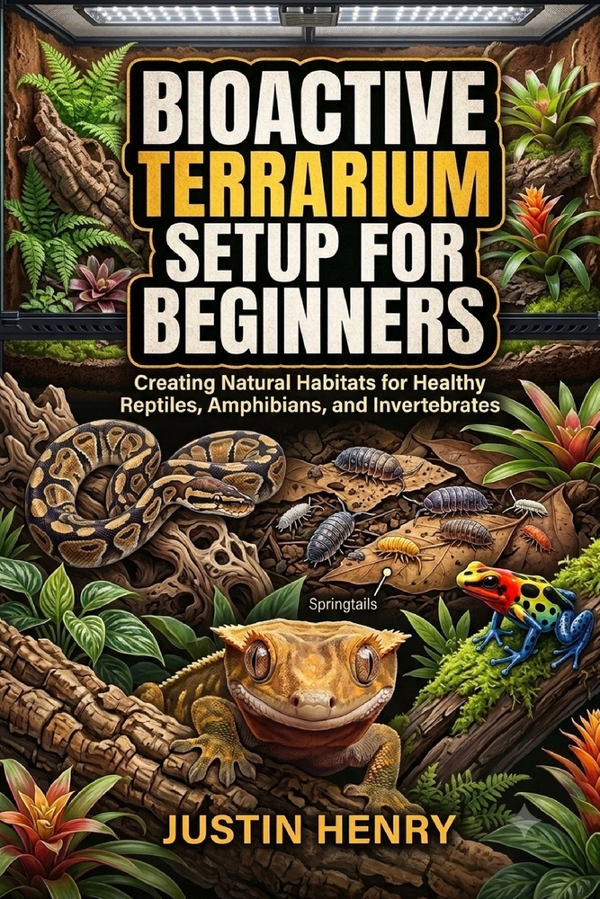 Bioactive Terrarium Setup for Beginners: Creating Natural Habitats for Healthy Reptiles, Amphibians, and Invertebrates cover