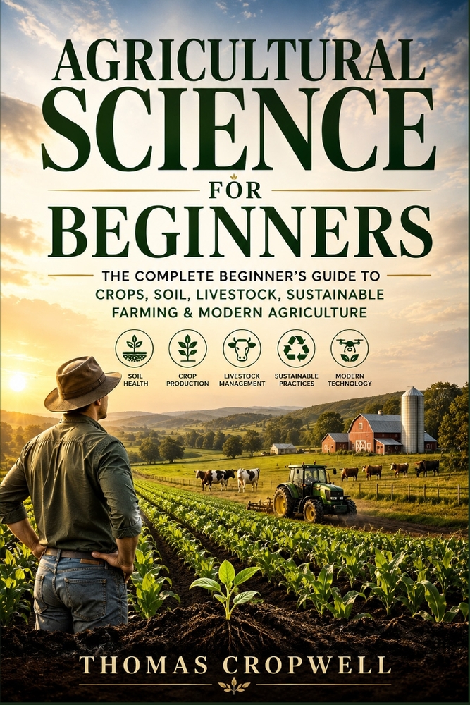 Agricultural Science for Beginners: An Easy Introduction to Soil Health, Crop Production, Livestock, Sustainable Farming, and Modern Agriculture cover