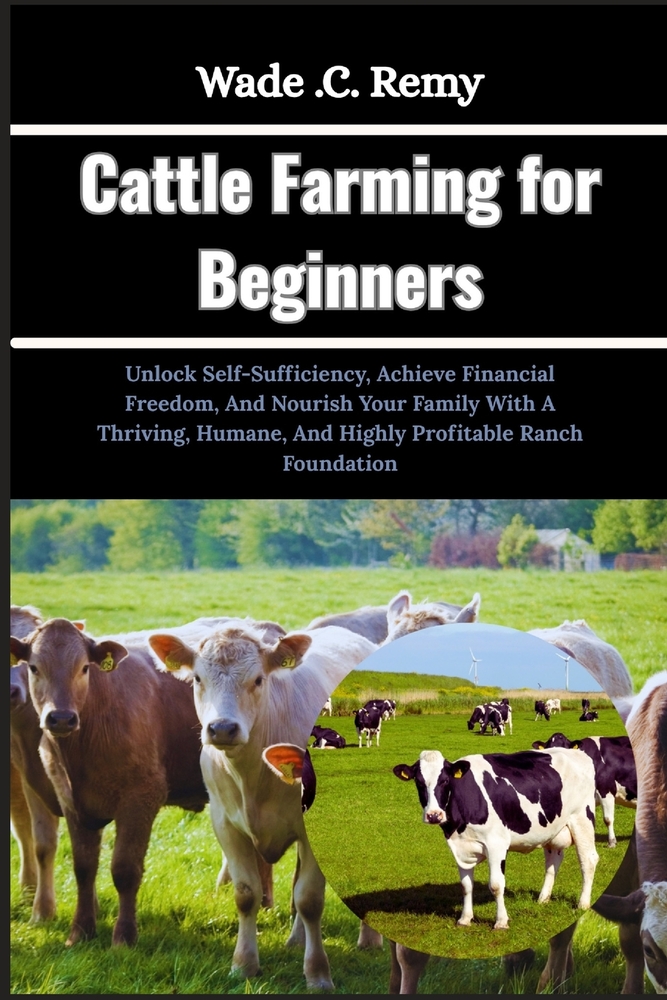 Cattle Farming for Beginners: Unlock Self-Sufficiency, Achieve Financial Freedom, And Nourish Your Family With A Thriving, Humane, And Highly Profitab cover