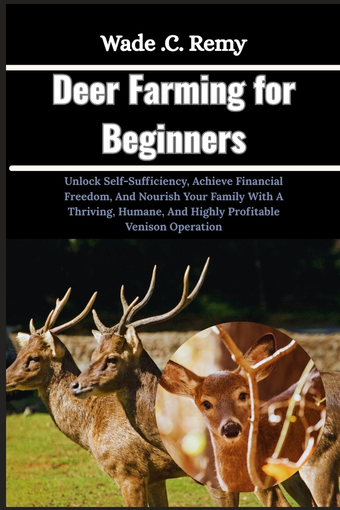 Deer Farming for Beginners: Unlock Self-Sufficiency, Achieve Financial Freedom, And Nourish Your Family With A Thriving, Humane, And Highly Profitable cover