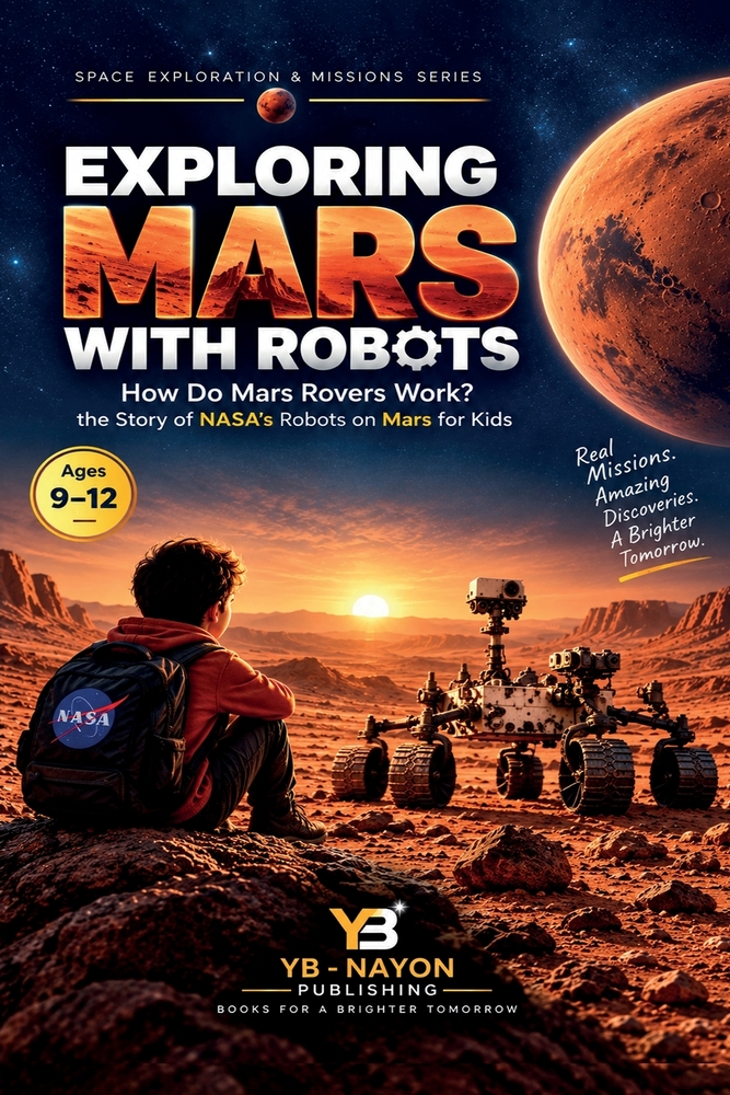 Exploring Mars With Robots: How Do Mars Rovers Work, the Story of NASA's Robots on Mars for Kids cover