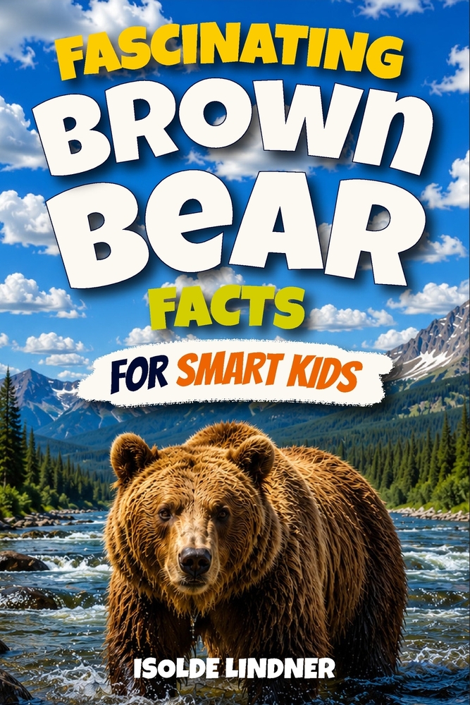 Fascinating Brown Bear Facts for Smart Kids: Explore the Wild World, Incredible Adaptations, Brilliant Behaviors, Fascinating Family Bonds, and Hidden cover