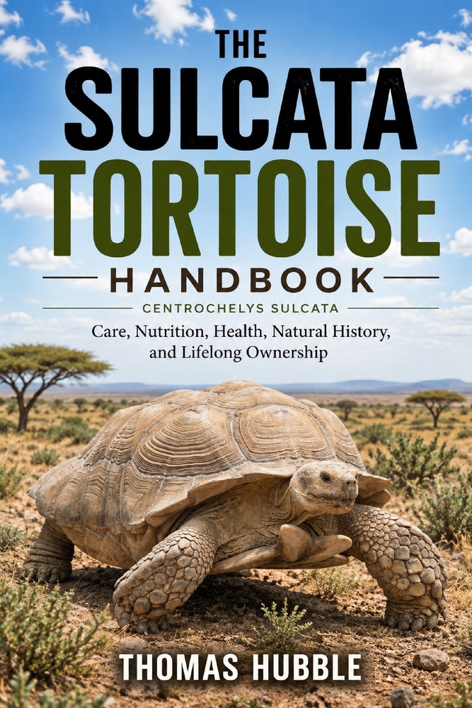 The Sulcata Tortoise Handbook: Care, Nutrition, Health, Natural History, and Lifelong Ownership cover