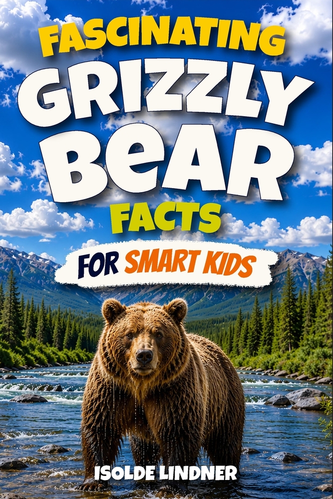 Fascinating Grizzly Bear Facts for Smart Kids: Explore the Untamed World, Incredible Adaptations, Remarkable Hunting Skills, Fascinating Family Bonds, cover