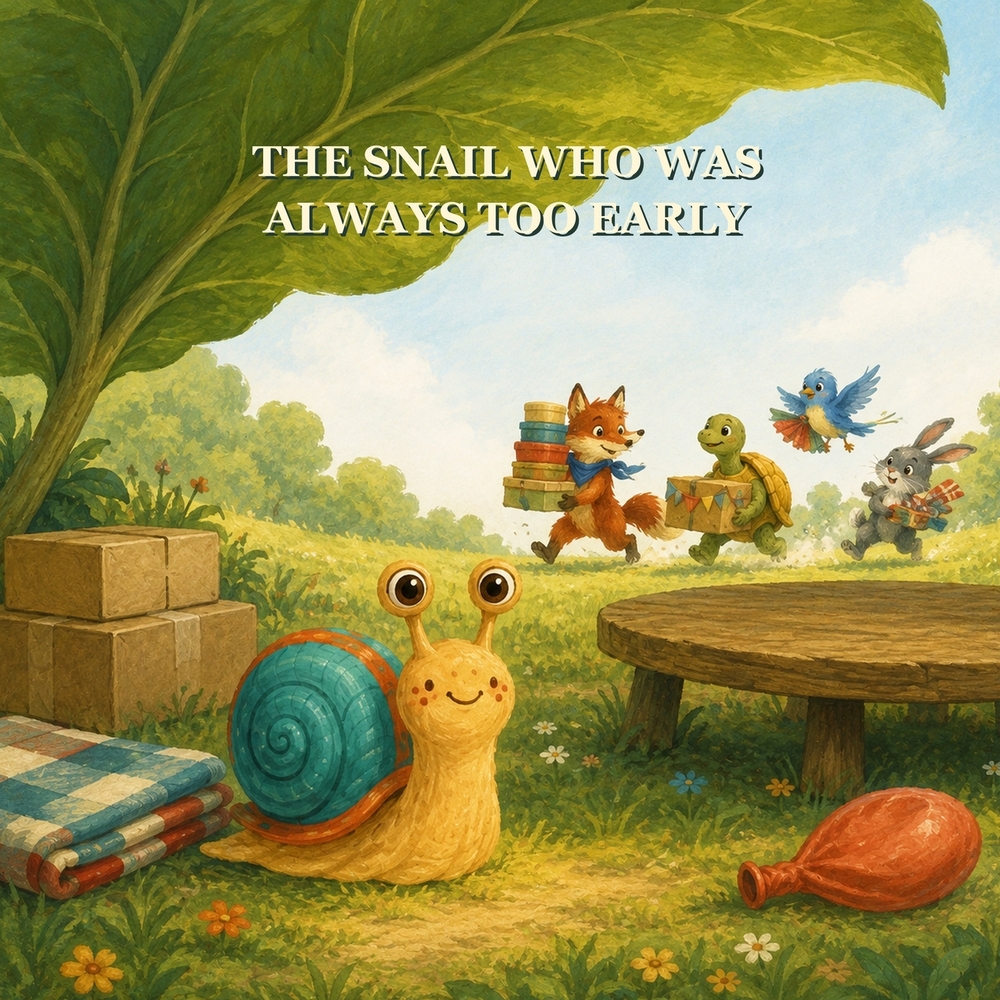 The Snail Who Was Always Too Early cover