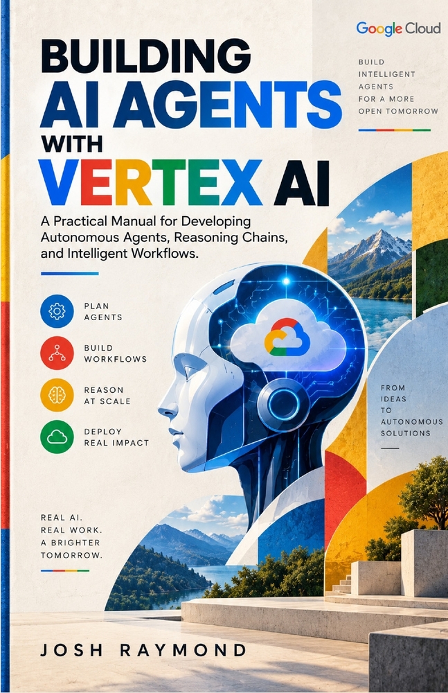 Building AI Agents with Vertex AI: A Practical Manual for Developing Autonomous Agents, Reasoning Chains, and Intelligent Workflows. cover