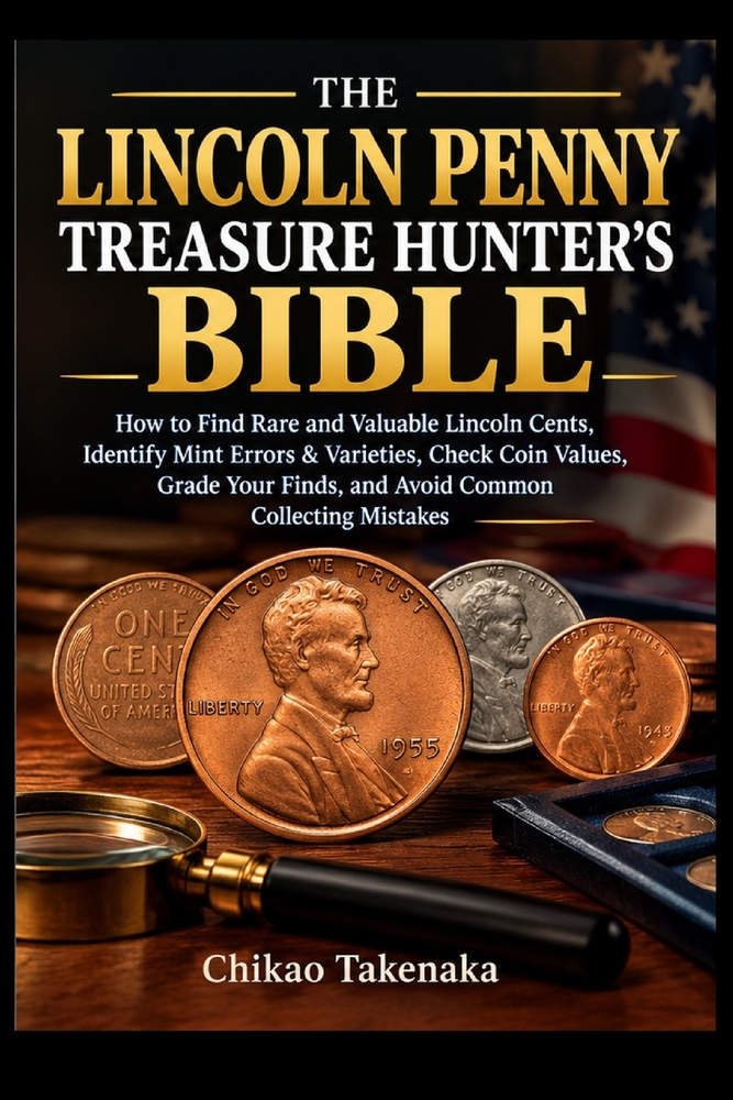 The Lincoln Penny Treasure Hunter's Bible: How to Find Rare and Valuable Lincoln Cents, Identify Mint Errors & Varieties, Check Coin Values, Grade You cover