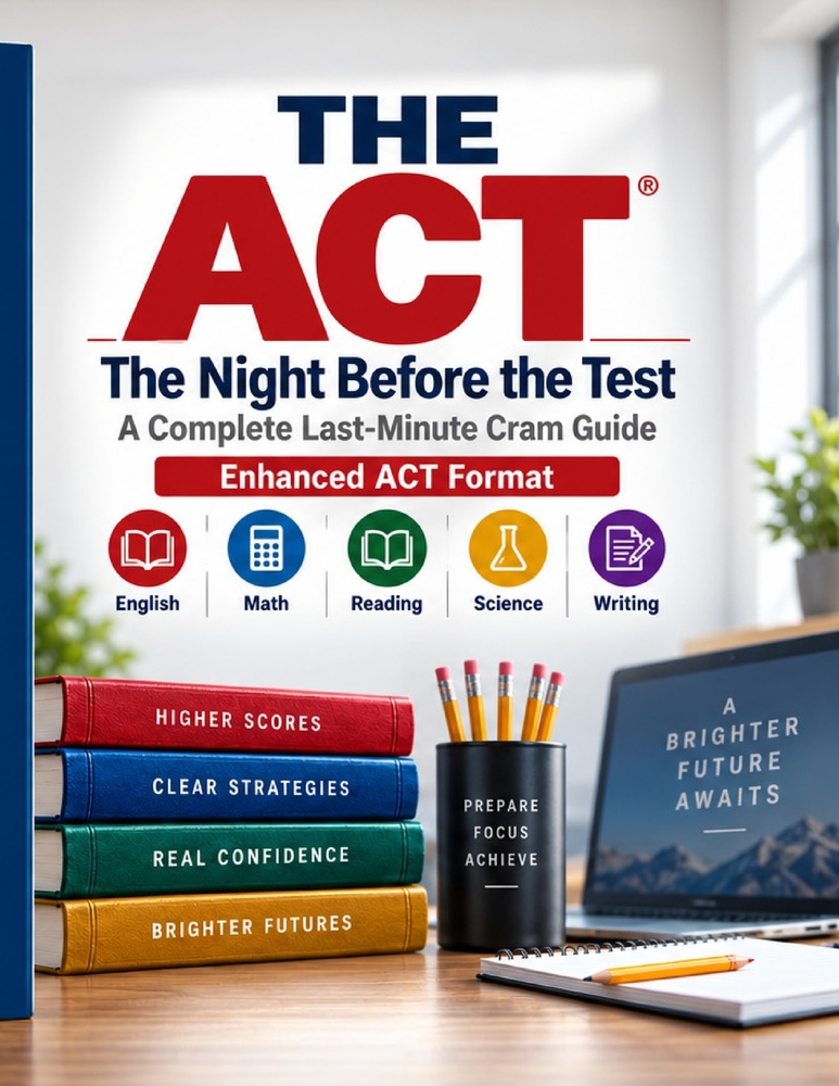 The ACT: The Night Before the Test: A Complete Last-Minute Cram Guide cover