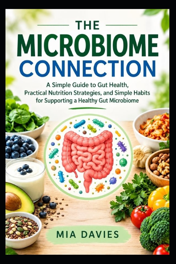 The Microbiome Connection: A Simple Guide to Gut Health, Practical Nutrition Strategies, and Simple Habits for Supporting a Healthy Gut Microbiome cover