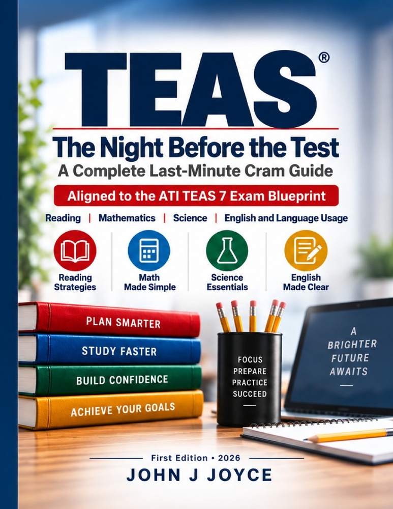 Teas: The Night Before the Test: A Complete Last-Minute Cram Guide cover