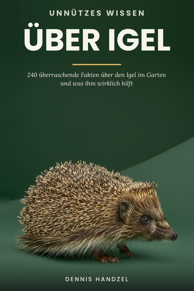 Unnützes Wissen über Igel: 240 überraschende Fakten über den Igel im Garten und was ihm wirklich hilft cover