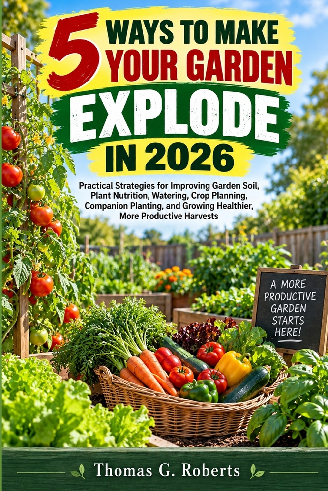 5 Ways to Make Your Garden Explode in 2026: Practical Strategies for Improving Garden Soil, Plant Nutrition, Watering, Crop Planning, Companion Planti cover