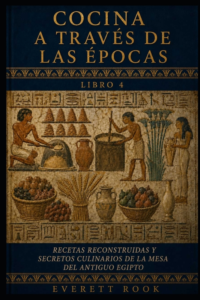 Cocina a través de las épocas: Recetas reconstruidas y secretos culinarios de la mesa del antiguo Egipto cover