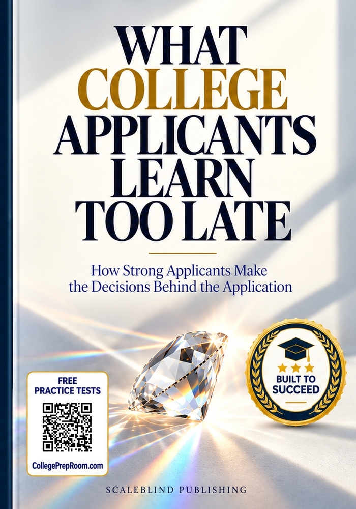 What College Applicants Learn Too Late: How Strong Applicants Make the Decisions Behind the Application cover