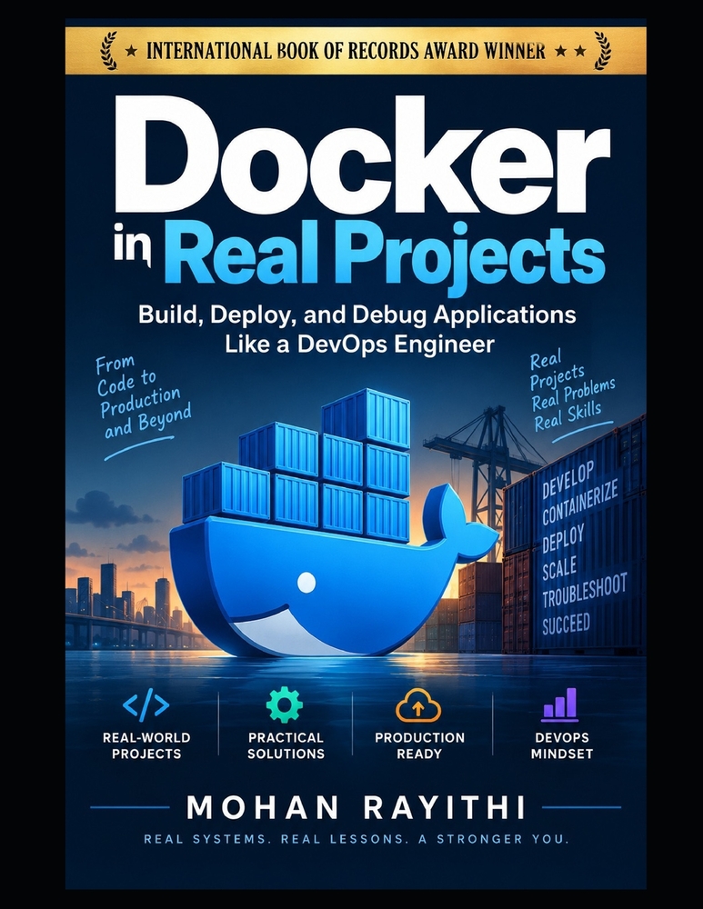 Docker in Real Projects: Build, Deploy, and Debug Applications Like a DevOps Engineer cover
