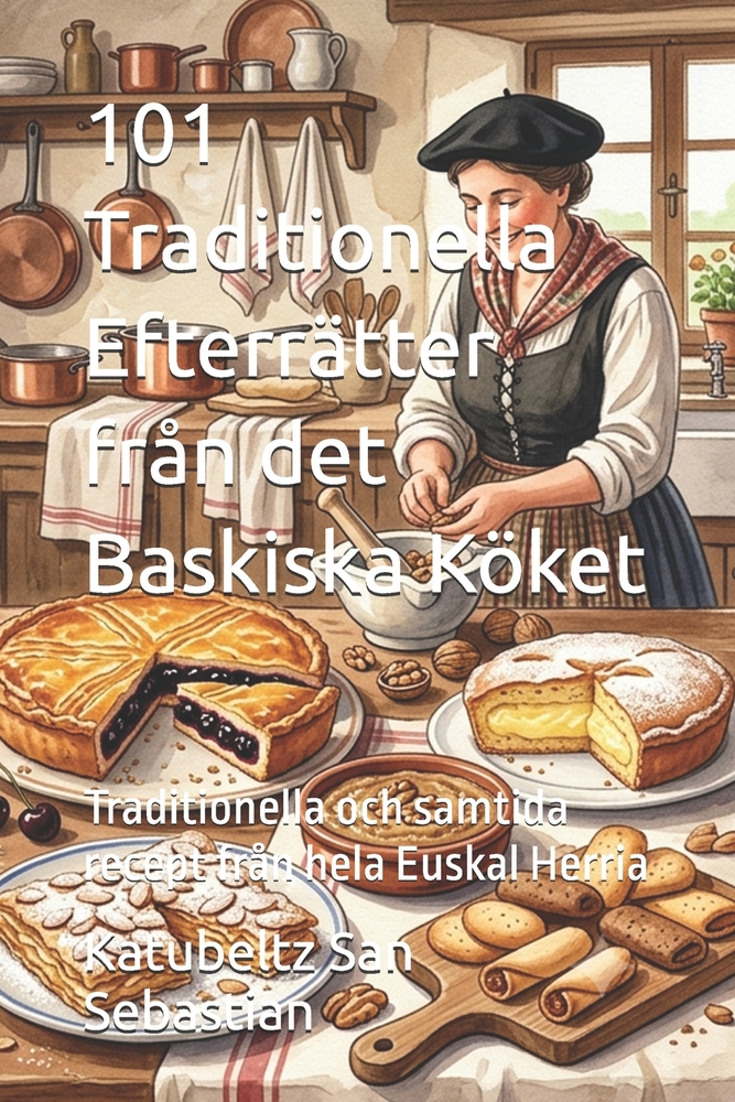 101 Traditionella Efterrätter från det Baskiska Köket: Traditionella och samtida recept från hela Euskal Herria cover
