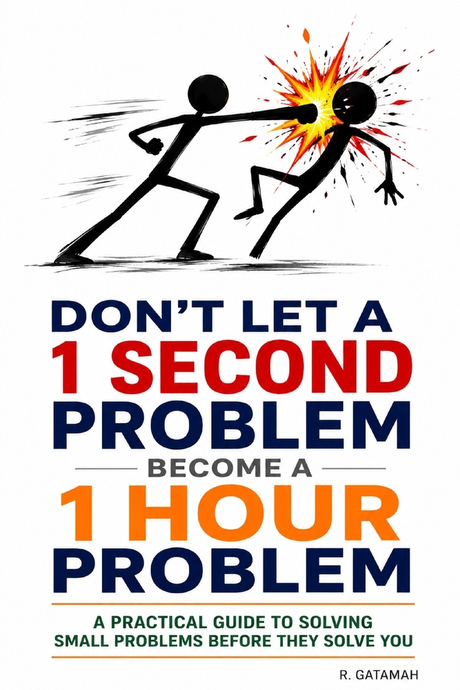 Don't Let a 1 Second Problem Become a 1 Hour Problem: A Practical Guide to Solving Small Problems Before They Solve You cover