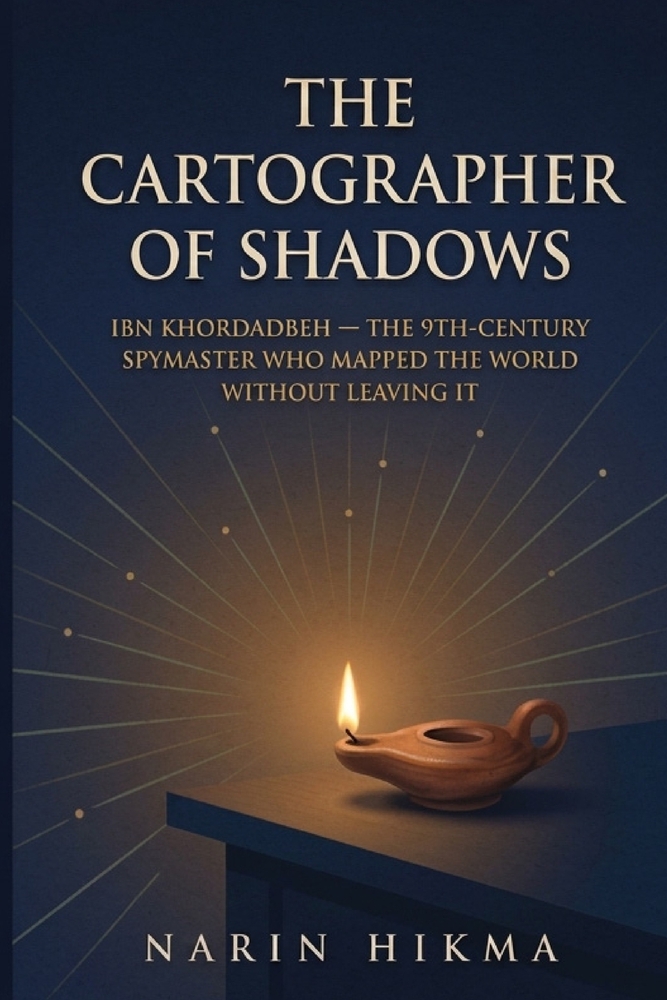 The Cartographer of Shadows: Ibn Khordadbeh - The 9th-Century Spymaster, Dreamer, and Geographer Who Mapped the World Without Leaving It cover
