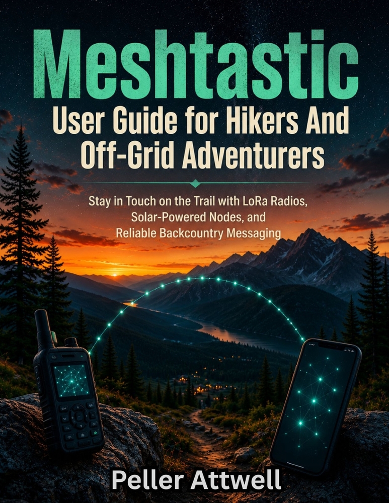 Meshtastic User Guide for Hikers And Off-Grid Adventurers: Stay in Touch on the Trail with LoRa Radios, Solar-Powered Nodes, and Reliable Backcountry cover