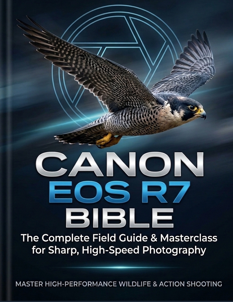 Canon EOS R7 Bible: The Complete Field Guide & Masterclass for Sharp, High-Speed Photography: From First Setup to Advanced Autofocus, Video, and Hidde cover