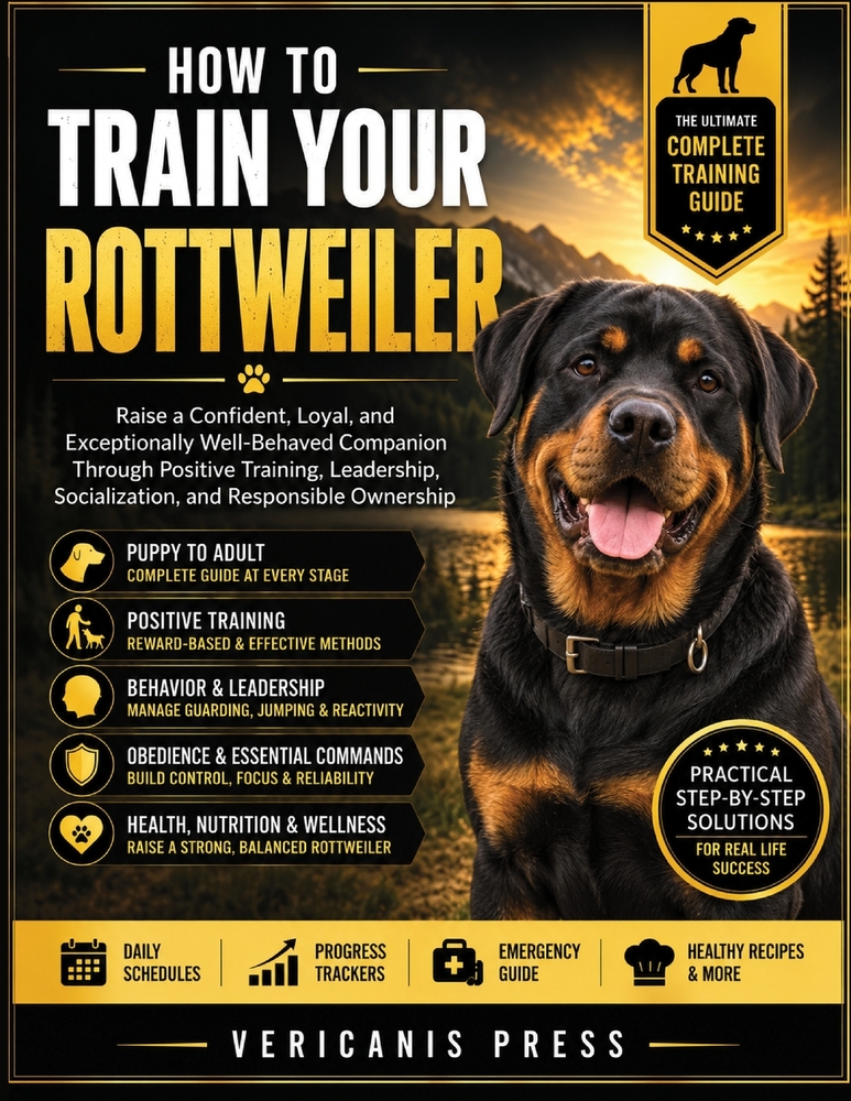 How To Train Your Rottweiler: Raise a Confident, Loyal, and Exceptionally Well-Behaved Companion Through Positive Training, Leadership, Socialization, cover