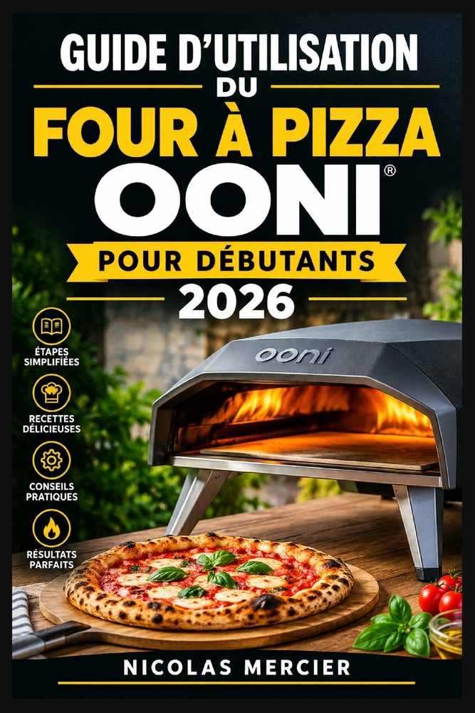 Guide d'utilisation du four à pizza Ooni pour débutants 2026: Prise en main rapide, contrôle de la chaleur, gestion de la flamme, accessoires essentie cover