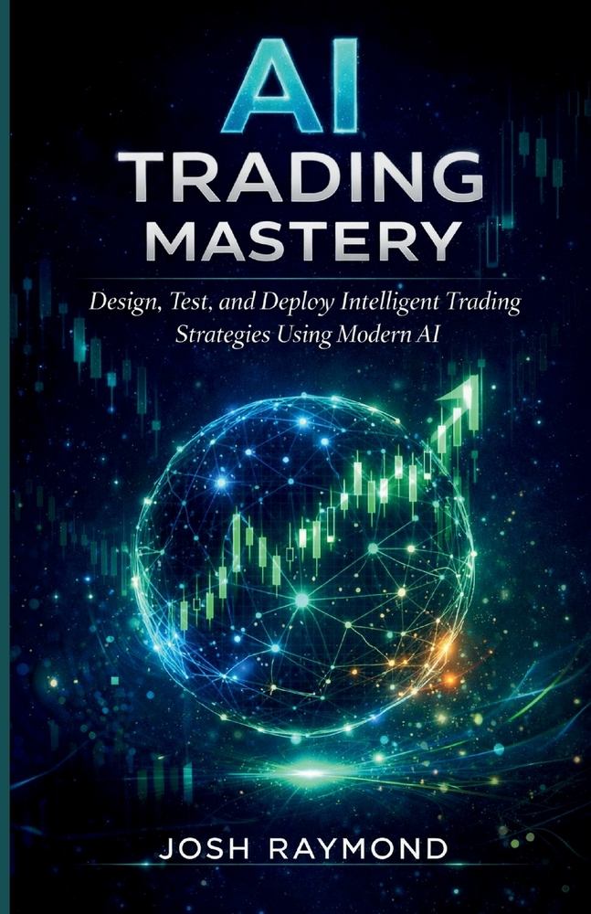 AI Trading Mastery: Design, Test, and Deploy Intelligent Trading Strategies Using Modern AI. cover