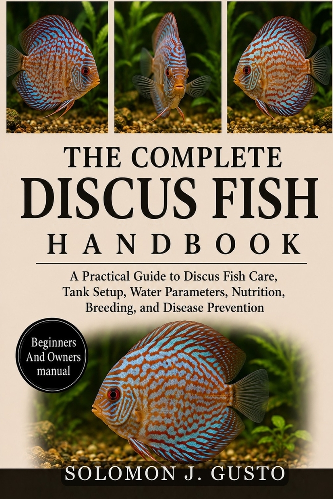 The Complete Discus Fish Handbook: A Practical Guide to Discus Fish Care, Tank Setup, Water Parameters, Nutrition, Breeding, and Disease Prevention cover