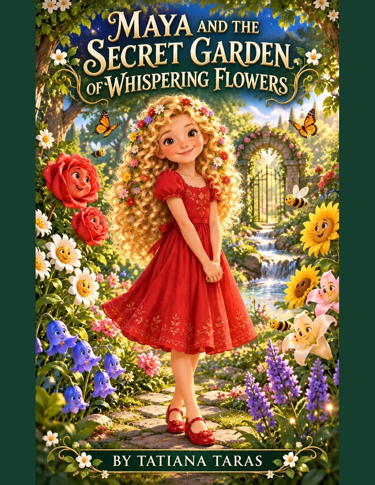 Maya and the Secret Garden of Whispering Flowers cover