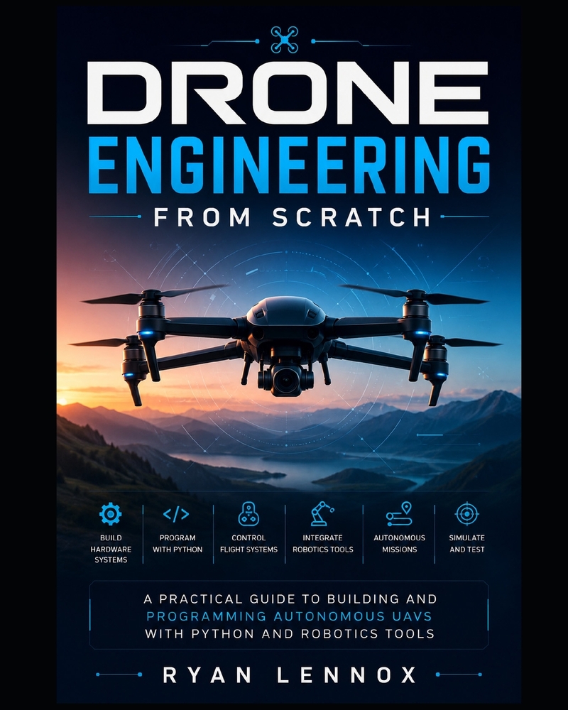 Drone Engineering from Scratch: A Practical Guide to Building and Programming Autonomous UAVs with Python and Robotics Tools cover
