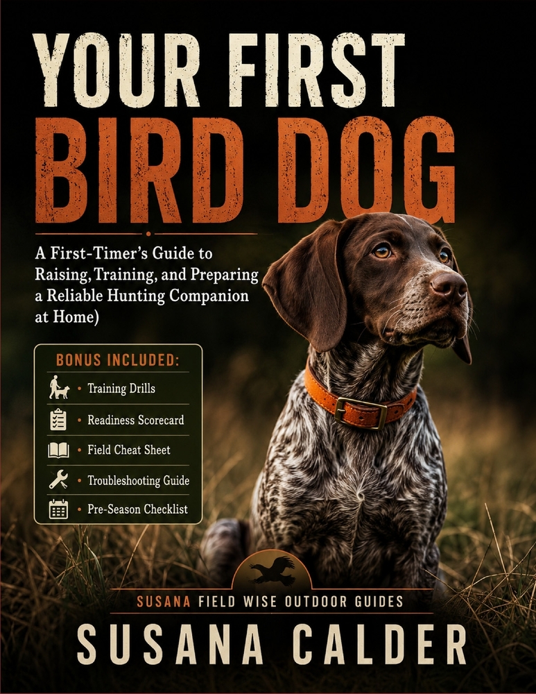 Your First Bird Dog: A First-Timer's Guide to Raising, Training, and Preparing a Reliable Hunting Companion at Home cover
