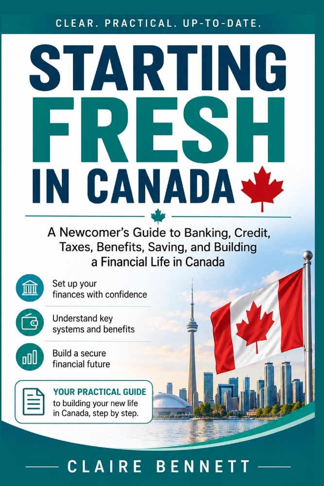 Starting Fresh in Canada: A Newcomer's Guide to Banking, Credit, Taxes, Benefits, Saving, and Building a Financial Life in Canada cover