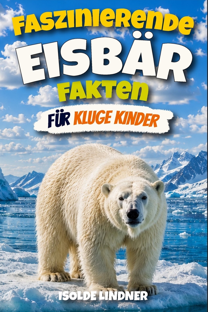 Faszinierende Eisbär-Fakten für kluge Kinder: Erkunde die eisige Welt der Eisbären, ihre unglaublichen Anpassungen, meisterhaften Jagdfähigkeiten, Fam cover