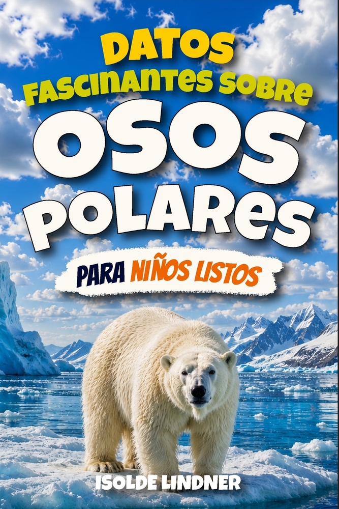 Datos fascinantes sobre osos polares para niños inteligentes: Explora el mundo helado de los osos polares, sus increíbles adaptaciones, habilidades de cover