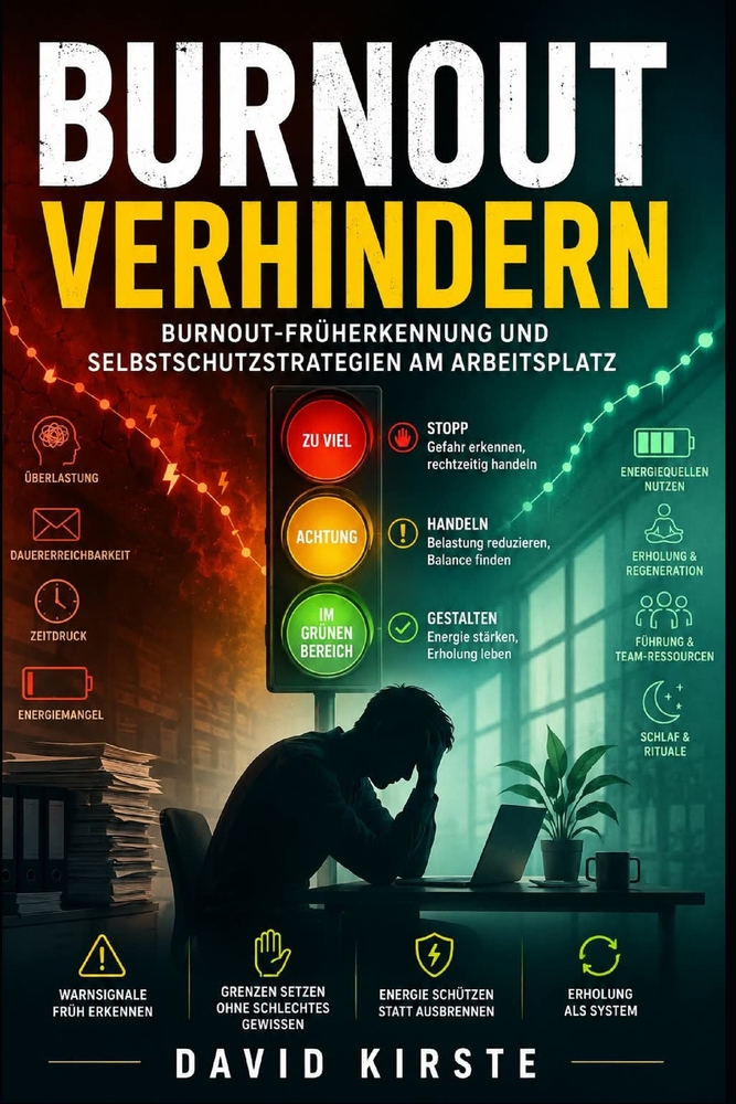 Burnout Verhindern: Frühwarnzeichen erkennen, Grenzen setzen und Stress am Arbeitsplatz dauerhaft reduzieren cover