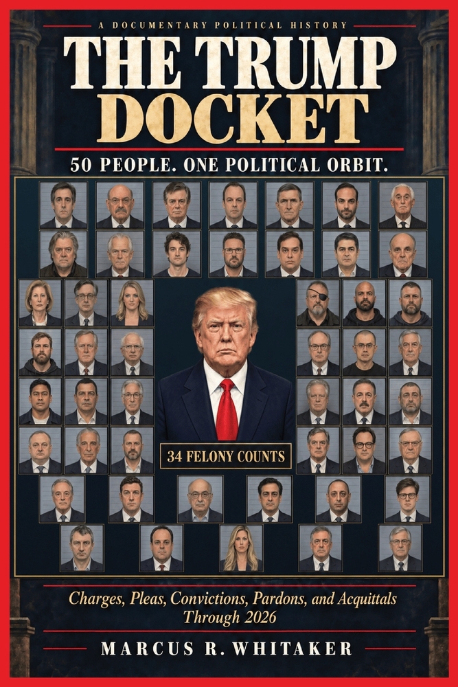 The Trump Docket: Charges, Pleas, Convictions, Pardons, and Acquittals Through 2026 cover