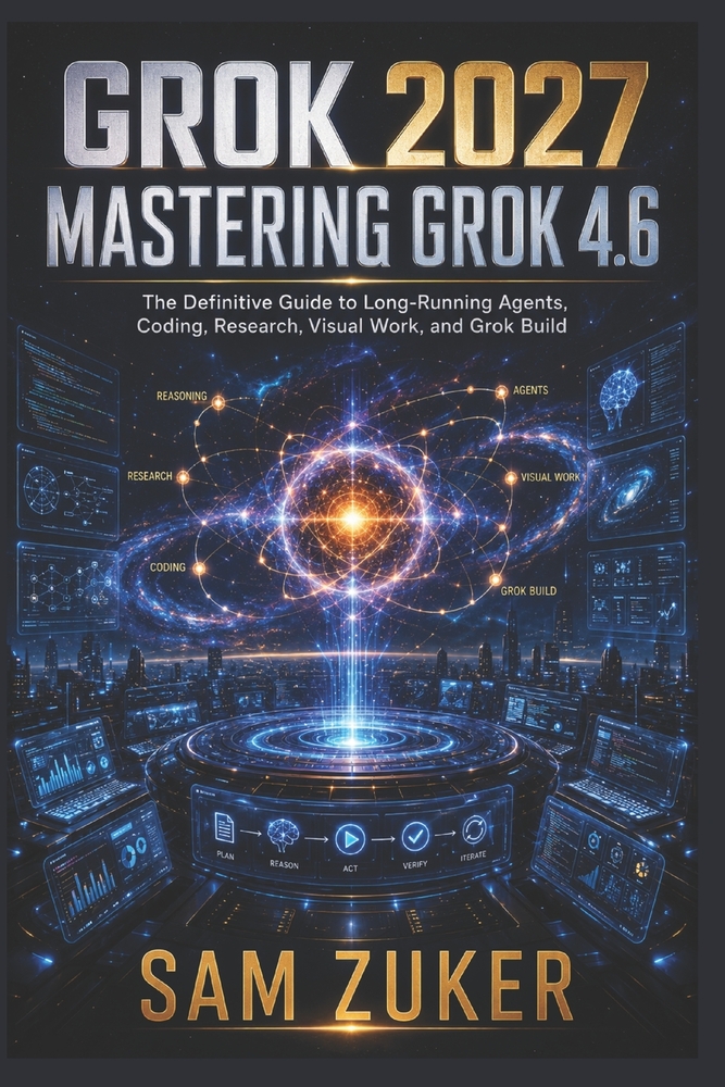 Grok 2027: Mastering Grok 4.6, Agents, Voice, Imagine, and the Future of xAI cover