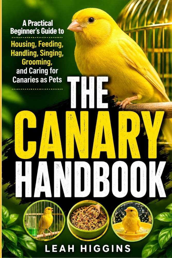 The Canary Handbook: A Practical Beginner's Guide to Housing, Feeding, Handling, Singing, Grooming, and Caring for Canaries as Pets cover