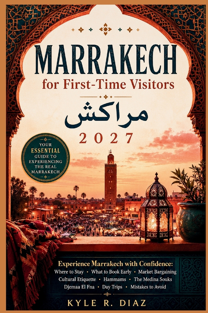 Marrakech for First-Time Visitors 2027: Experience Marrakech with Confidence: Where to Stay - What to Book Early - Market Bargaining Cultural Etiquett cover