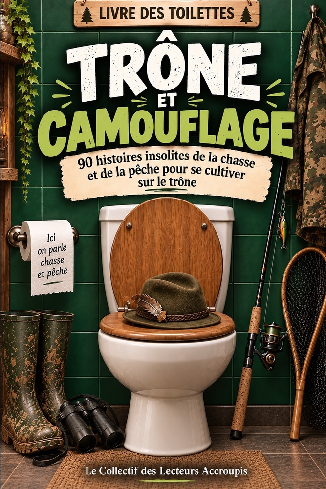 Trône et camouflage: 90 histoires insolites de la chasse et de la pêche pour se cultiver sur le trône cover