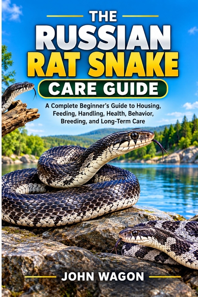 The Russian Rat Snake Care Guide: A Complete Beginner's Guide to Housing, Feeding, Handling, Health, Behavior, Breeding, and Long-Term Care cover