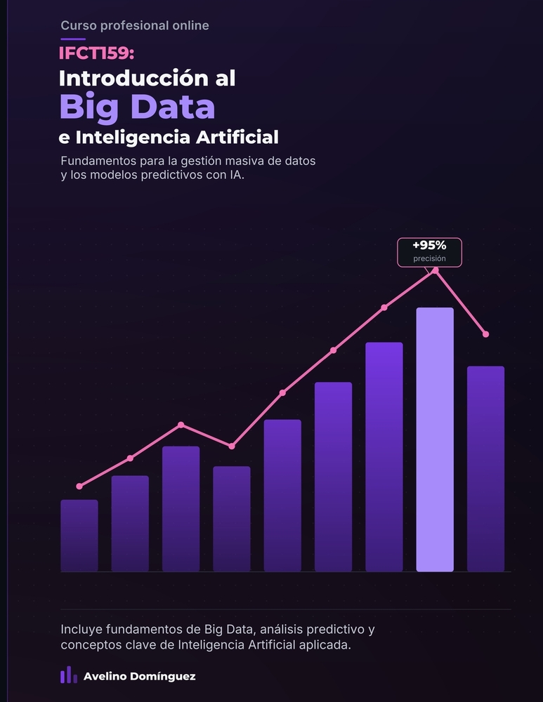 Introducción al Big Data e Inteligencia Artificial: IFCT159 - Fundamentos, tecnologías, ciencia de datos y aplicaciones de la Inteligencia Artificial cover