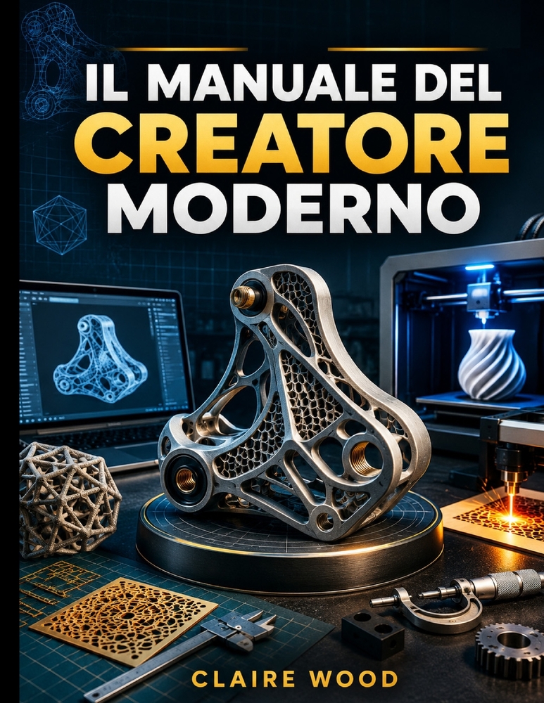 Il Manuale del Creatore Moderno: Spiegazione Di Freecad, Blender, Autodesk Fusion 360, Lightburn E Bambu Lab Sulla Stampa 3D cover