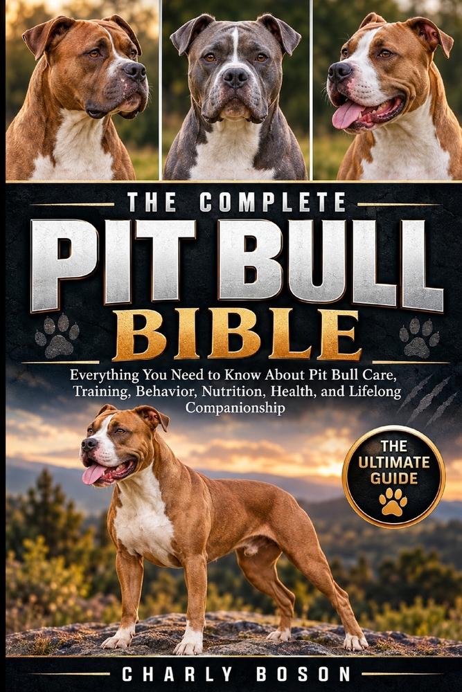 The Complete Pit Bull Bible: Everything You Need to Know About Pit Bull Care, Training, Behavior, Nutrition, Health, and Lifelong Companionship cover