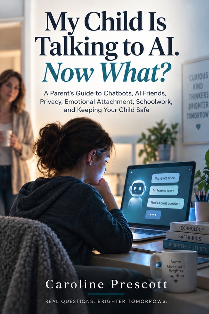 My Child Is Talking to AI. Now What?: A Parent's Guide to Chatbots, AI Friends, Privacy, Emotional Attachment, Schoolwork, and Keeping Your Child Safe cover